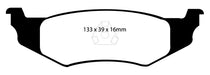 EBC Brakes DP21066 Greenstuff 2000 Series Sport Brake Pads; FMSI Pad No. D641; - Truck Part Superstore