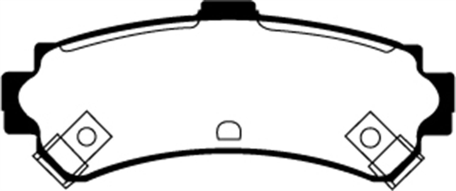 EBC Brakes DP21067 Greenstuff 2000 Series Sport Brake Pads - Truck Part Superstore