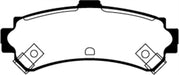 EBC Brakes DP21067 Greenstuff 2000 Series Sport Brake Pads - Truck Part Superstore