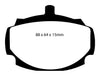 EBC Brakes DP2107 Greenstuff 2000 Series Sport Brake Pads - Truck Part Superstore