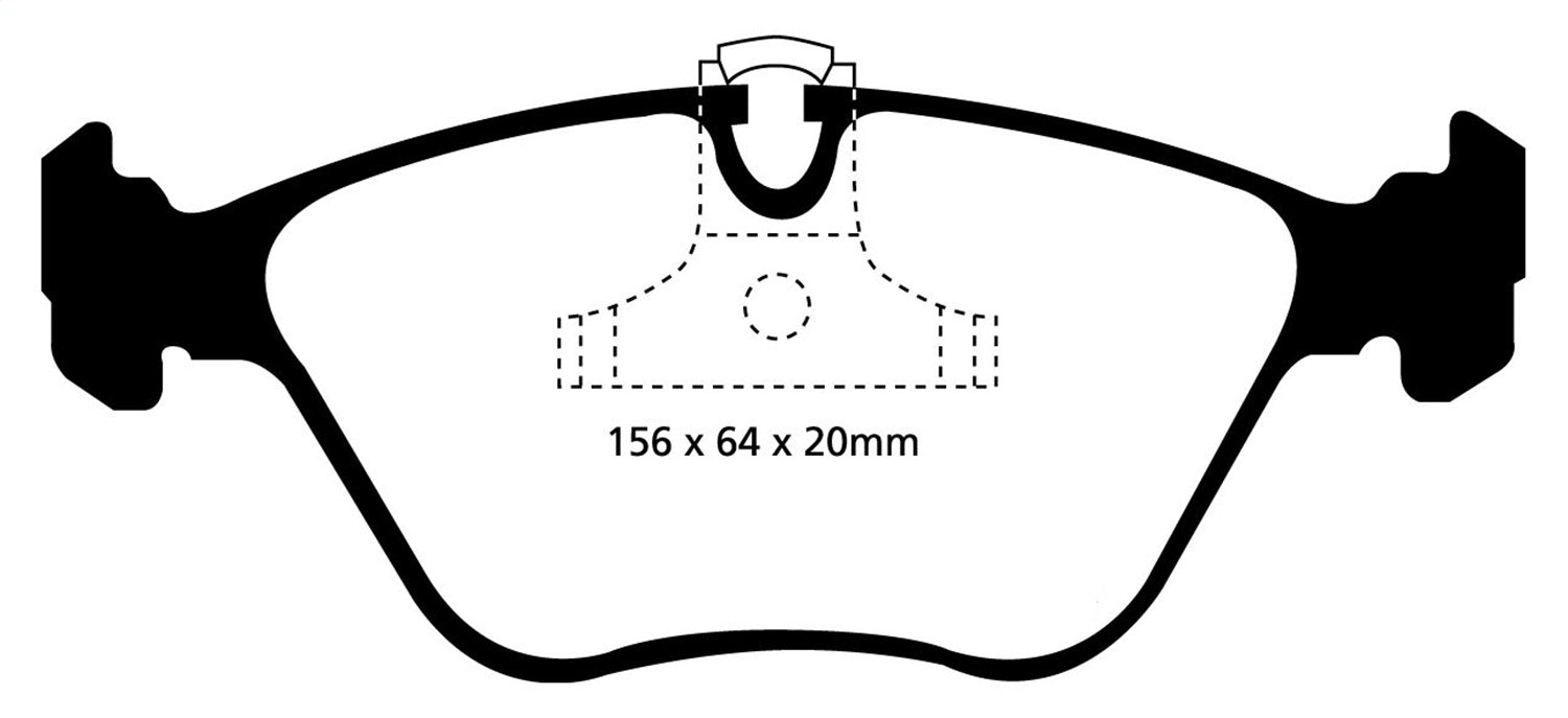 EBC Brakes DP21089 Greenstuff 2000 Series Sport Brake Pads - Truck Part Superstore