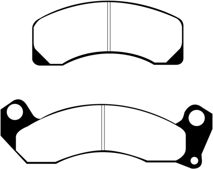 EBC Brakes DP21166 Greenstuff 2000 Series Sport Brake Pads; FMSI Pad No. D200; - Truck Part Superstore