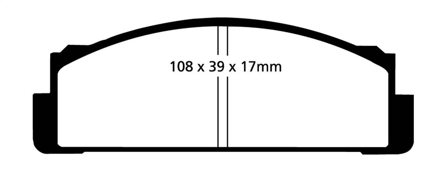 EBC Brakes DP2116 Greenstuff 2000 Series Sport Brake Pads - Truck Part Superstore