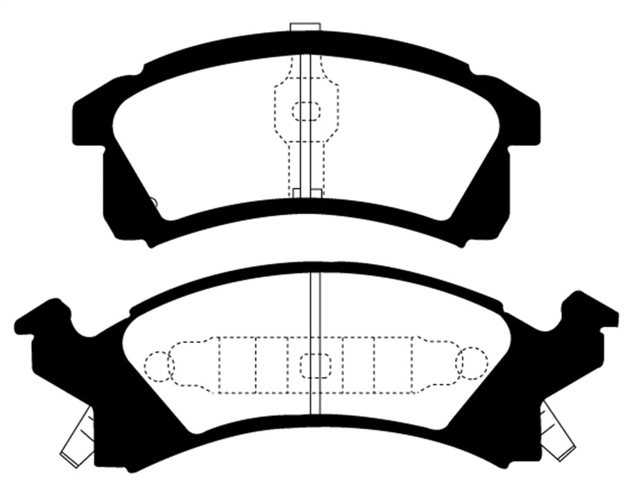 EBC Brakes DP21174 Greenstuff 2000 Series Sport Brake Pads - Truck Part Superstore