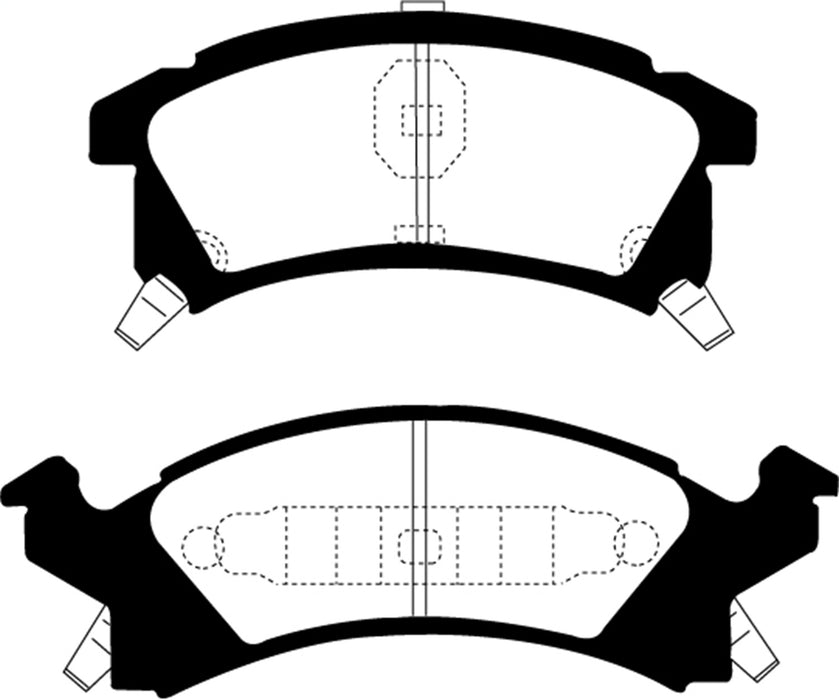 EBC Brakes DP21175 Greenstuff 2000 Series Sport Brake Pads - Truck Part Superstore