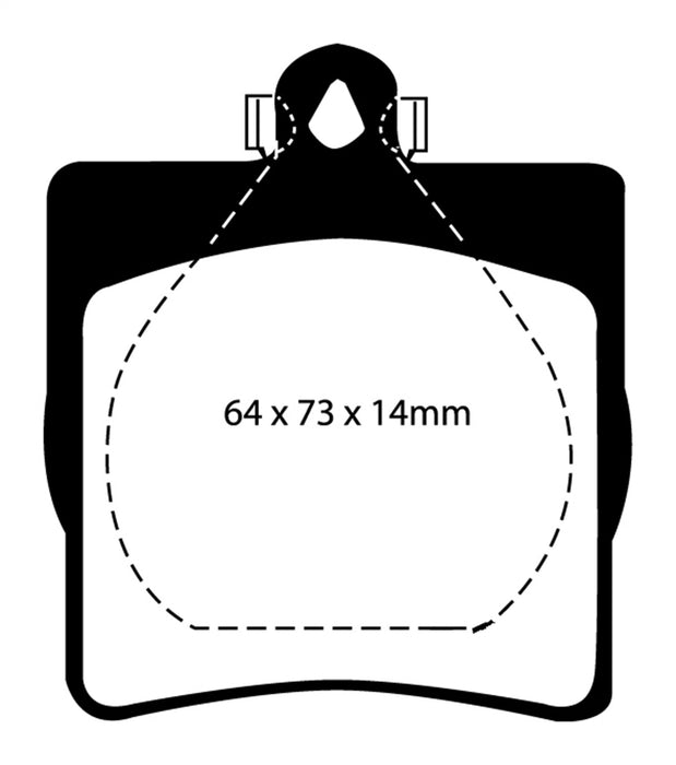 EBC Brakes DP21191 Greenstuff 2000 Series Sport Brake Pads - Truck Part Superstore