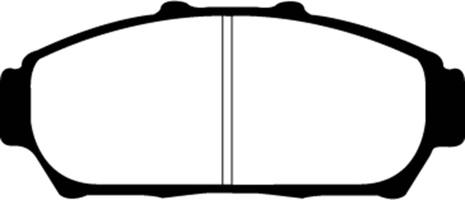 EBC Brakes DP21206 Greenstuff 2000 Series Sport Brake Pads - Truck Part Superstore