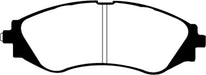 EBC Brakes DP21209 Greenstuff 2000 Series Sport Brake Pads; FMSI Pad No. D797; - Truck Part Superstore
