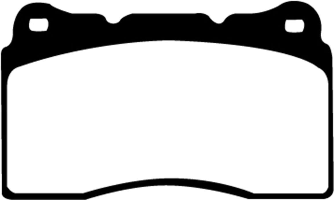 EBC Brakes DP21210 Greenstuff 2000 Series Sport Brake Pads; FMSI Pad No. D1001; - Truck Part Superstore