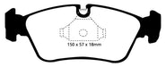 EBC Brakes DP21211 Greenstuff 2000 Series Sport Brake Pads - Truck Part Superstore
