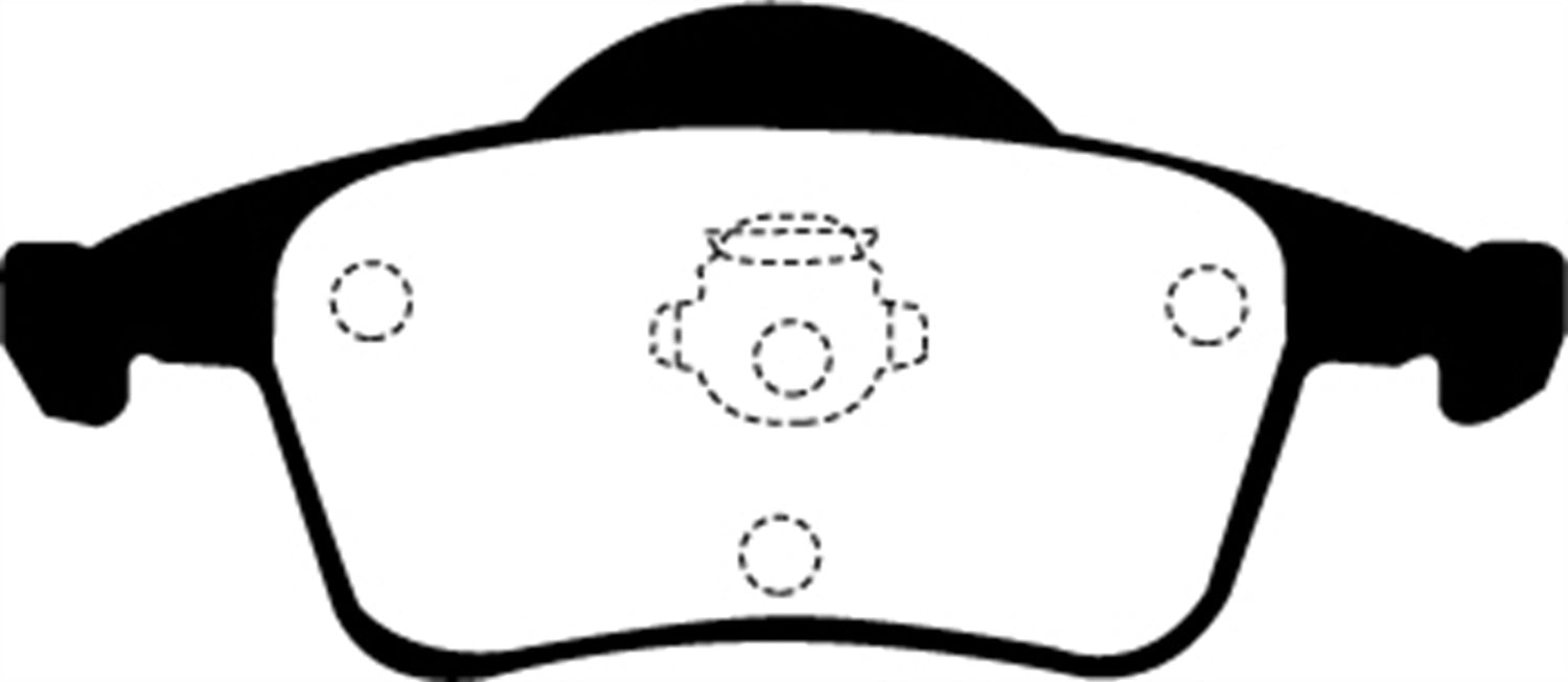 EBC Brakes DP21231 Greenstuff 2000 Series Sport Brake Pads - Truck Part Superstore