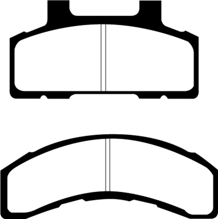 EBC Brakes DP21240 Greenstuff 2000 Series Sport Brake Pads - Truck Part Superstore