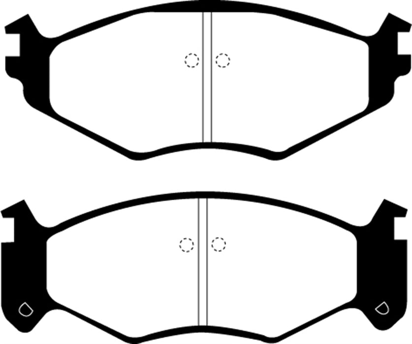 EBC Brakes DP21250 Greenstuff 2000 Series Sport Brake Pads - Truck Part Superstore