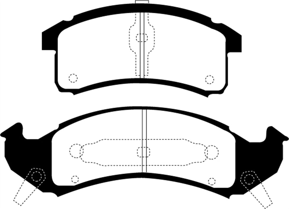 EBC Brakes DP21271 Greenstuff 2000 Series Sport Brake Pads - Truck Part Superstore