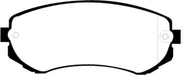 EBC Brakes DP21279 Greenstuff 2000 Series Sport Brake Pads; FMSI Pad No. D422; - Truck Part Superstore
