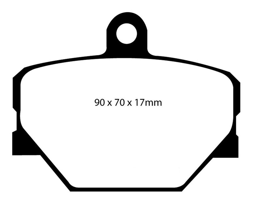 EBC Brakes DP21287 Greenstuff 2000 Series Sport Brake Pads - Truck Part Superstore