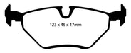 EBC Brakes DP21289 Greenstuff 2000 Series Sport Brake Pads - Truck Part Superstore
