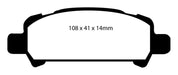 EBC Brakes DP21293 Greenstuff 2000 Series Sport Brake Pads - Truck Part Superstore