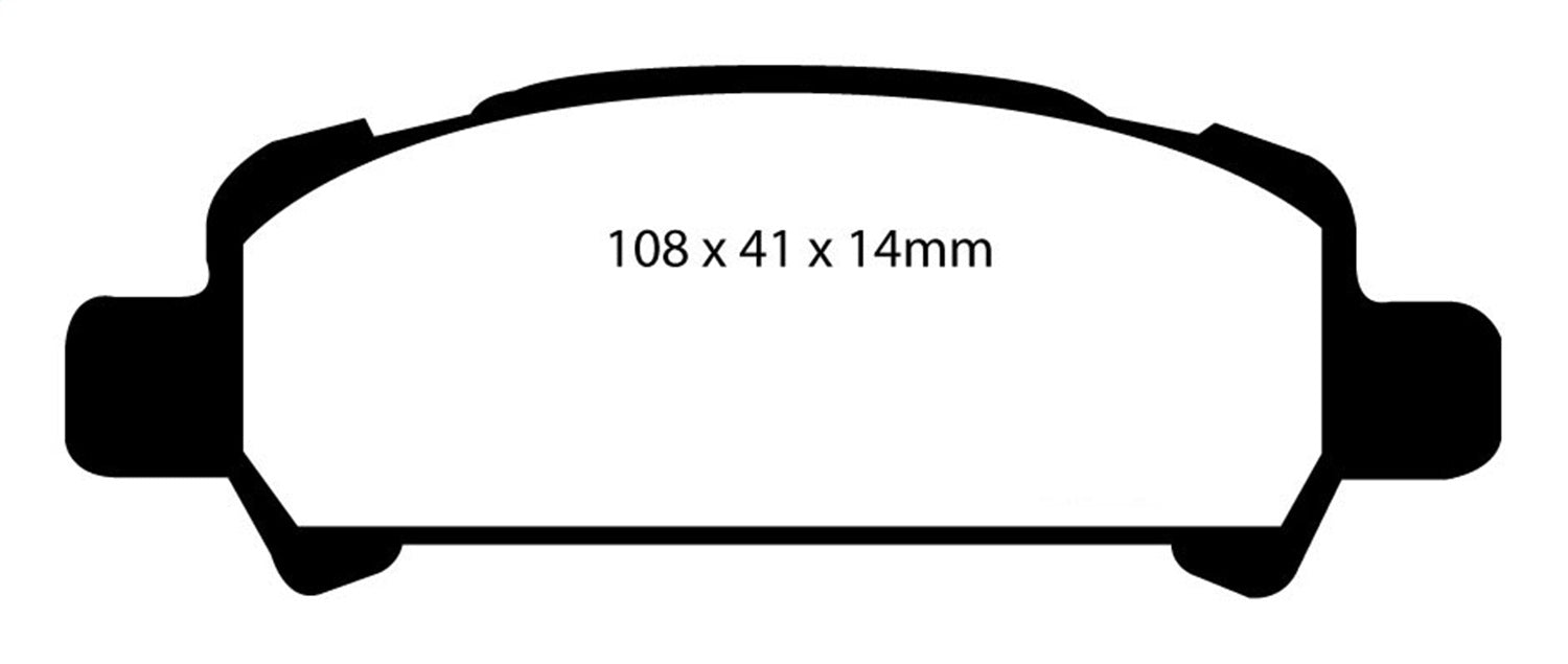 EBC Brakes DP21293 Greenstuff 2000 Series Sport Brake Pads - Truck Part Superstore