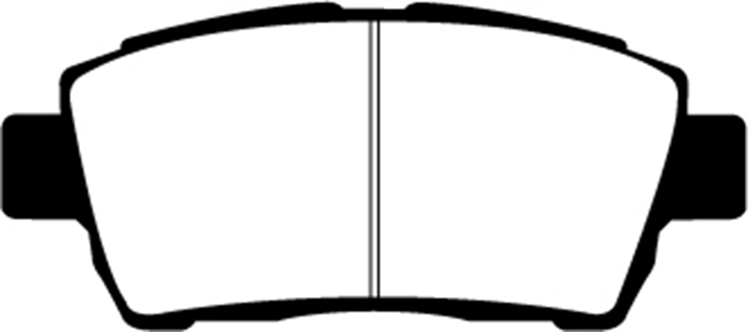 EBC Brakes DP21295 Greenstuff 2000 Series Sport Brake Pads - Truck Part Superstore