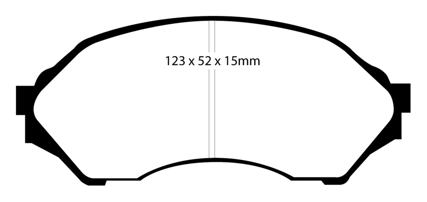 EBC Brakes DP21302 Greenstuff 2000 Series Sport Brake Pads - Truck Part Superstore