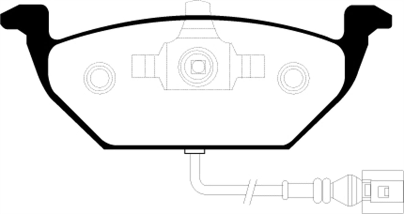 EBC Brakes DP21329 Greenstuff 2000 Series Sport Brake Pads - Truck Part Superstore