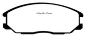 EBC Brakes DP21332 Greenstuff 2000 Series Sport Brake Pads - Truck Part Superstore