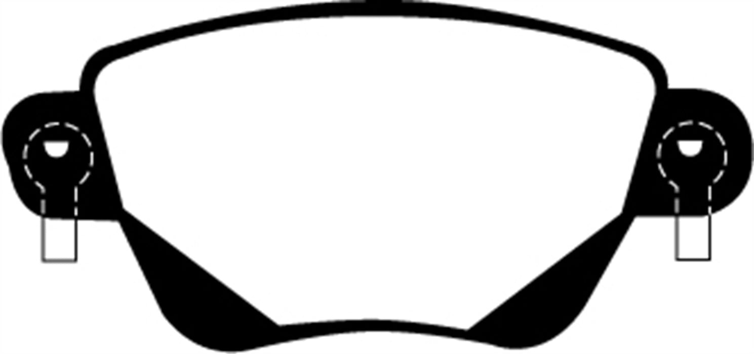 EBC Brakes DP21350 Greenstuff 2000 Series Sport Brake Pads - Truck Part Superstore