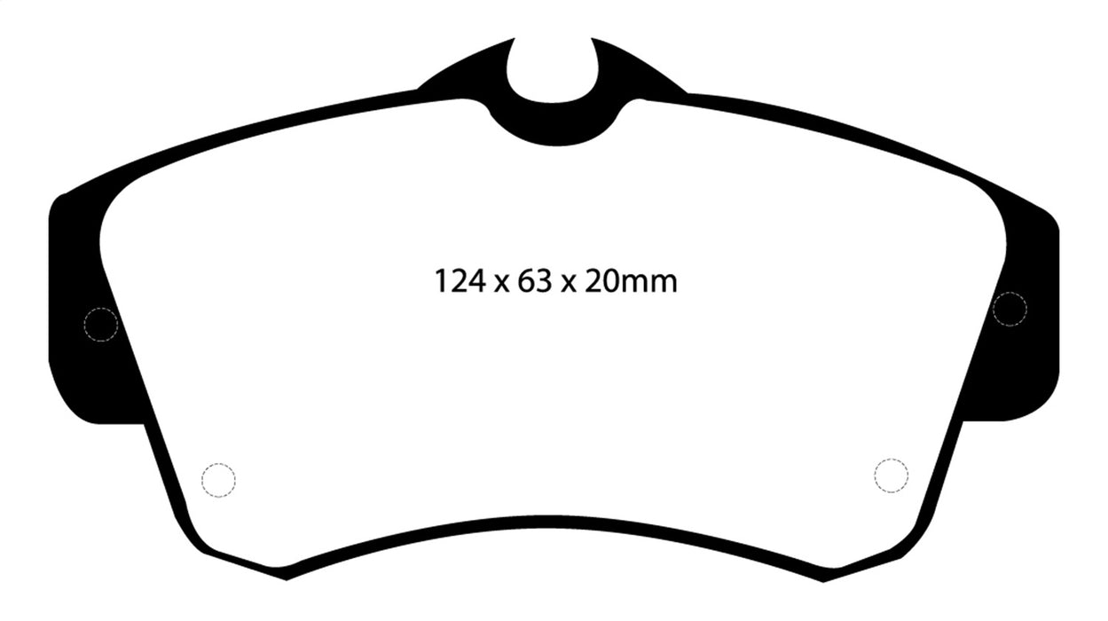 EBC Brakes DP21357 Greenstuff 2000 Series Sport Brake Pads - Truck Part Superstore