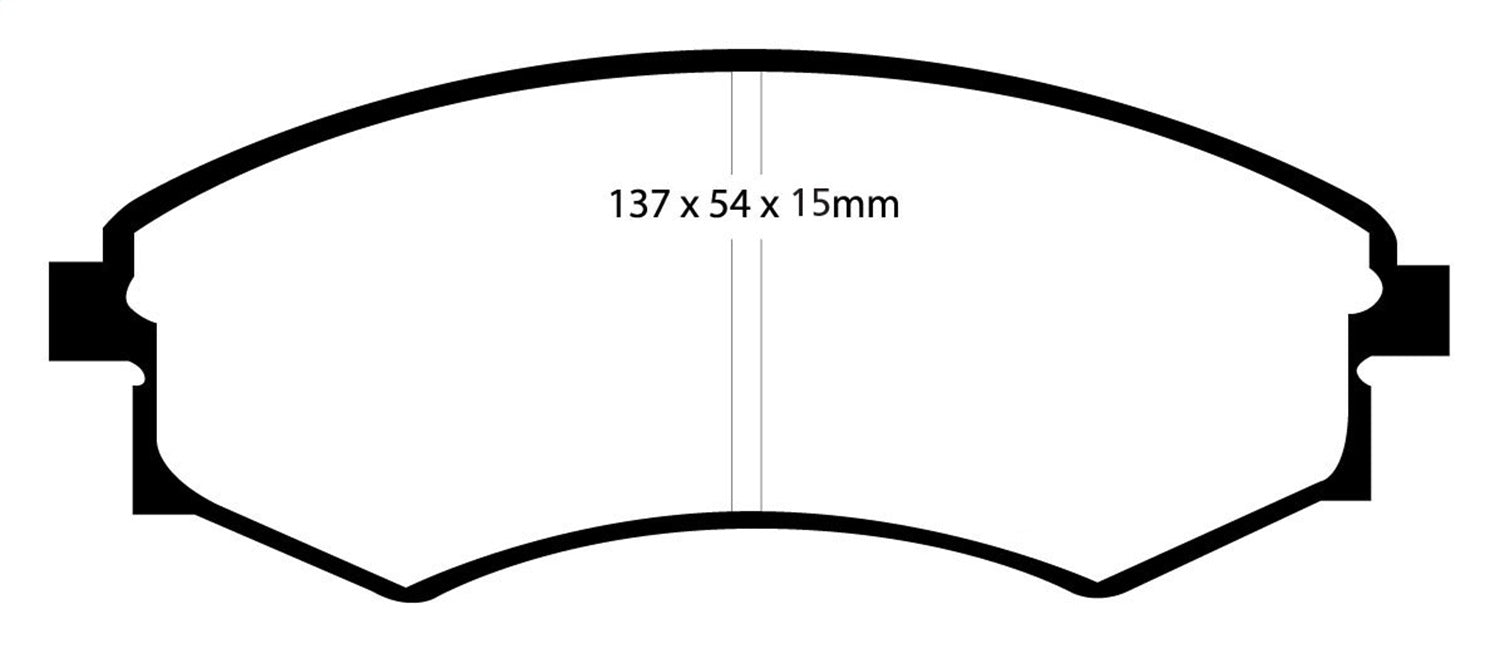 EBC Brakes DP21358 Greenstuff 2000 Series Sport Brake Pads - Truck Part Superstore