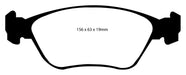 EBC Brakes DP21362 Greenstuff 2000 Series Sport Brake Pads - Truck Part Superstore