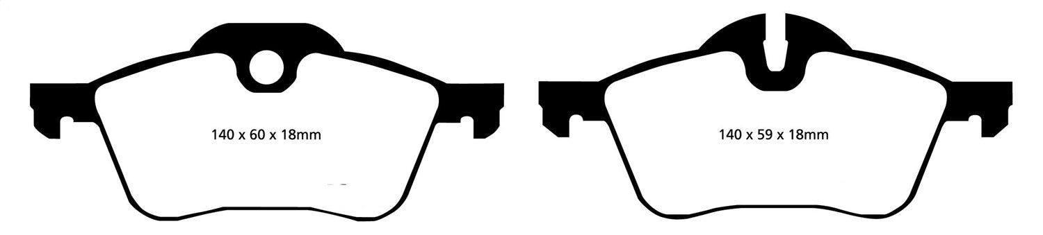 EBC Brakes DP21388 Greenstuff 2000 Series Sport Brake Pads - Truck Part Superstore