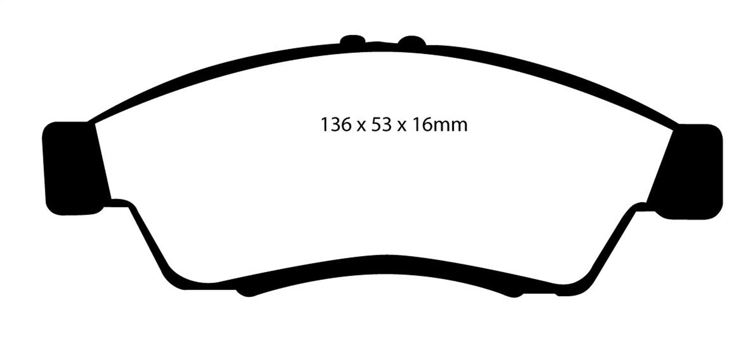 EBC Brakes DP21390 Greenstuff 2000 Series Sport Brake Pads - Truck Part Superstore