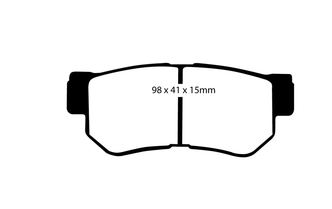 EBC Brakes DP21392 Greenstuff 2000 Series Sport Brake Pads - Truck Part Superstore