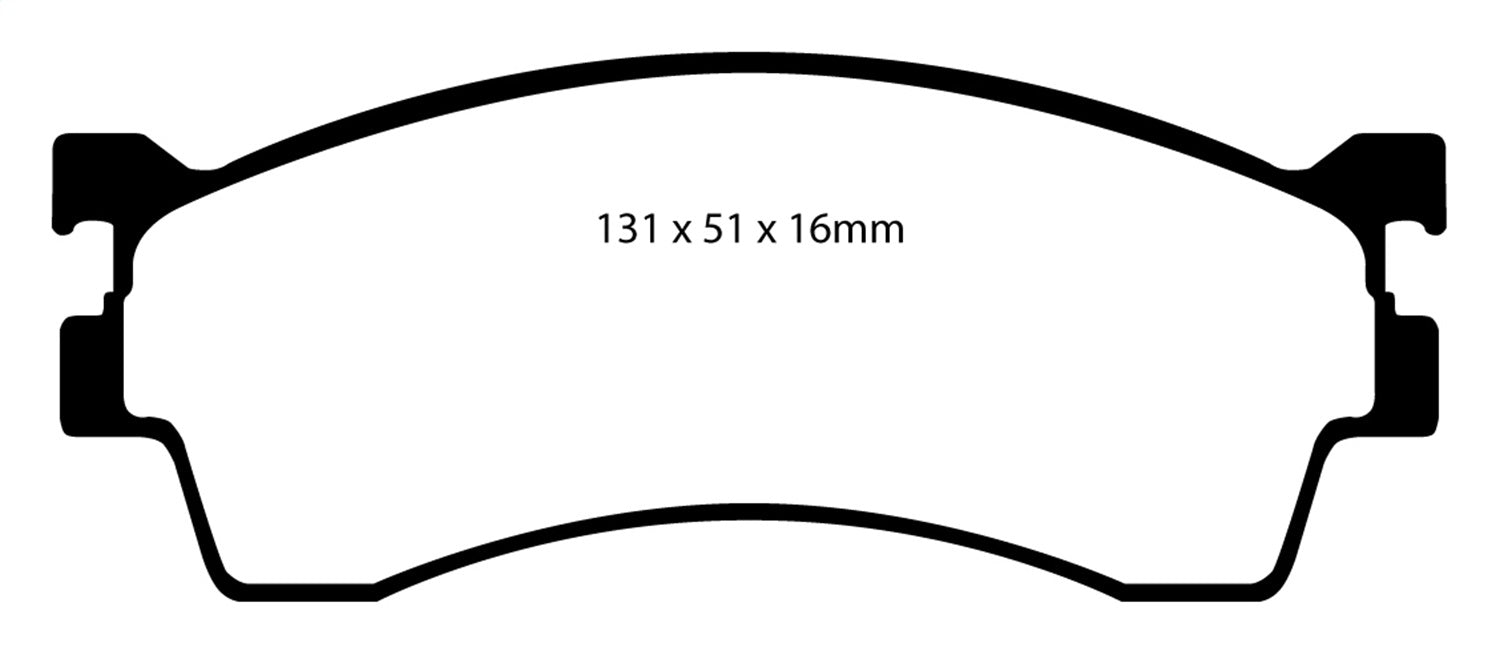 EBC Brakes DP21409 Greenstuff 2000 Series Sport Brake Pads - Truck Part Superstore