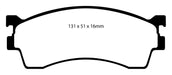 EBC Brakes DP21409 Greenstuff 2000 Series Sport Brake Pads - Truck Part Superstore