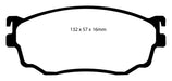 EBC Brakes DP21411 Greenstuff 2000 Series Sport Brake Pads - Truck Part Superstore