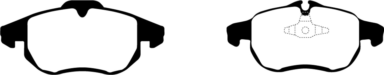 EBC Brakes DP21414 Greenstuff 2000 Series Sport Brake Pads - Truck Part Superstore