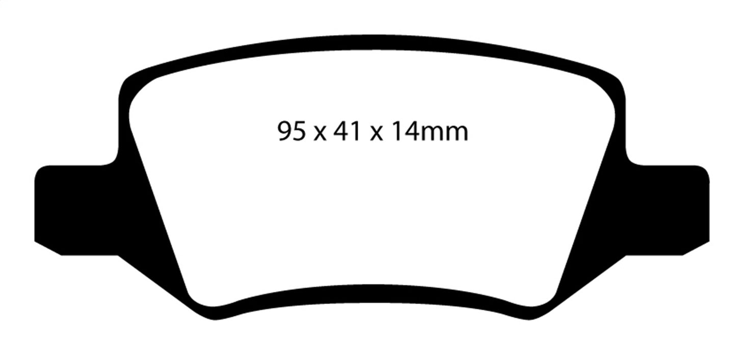 EBC Brakes DP21438 Greenstuff 2000 Series Sport Brake Pads - Truck Part Superstore