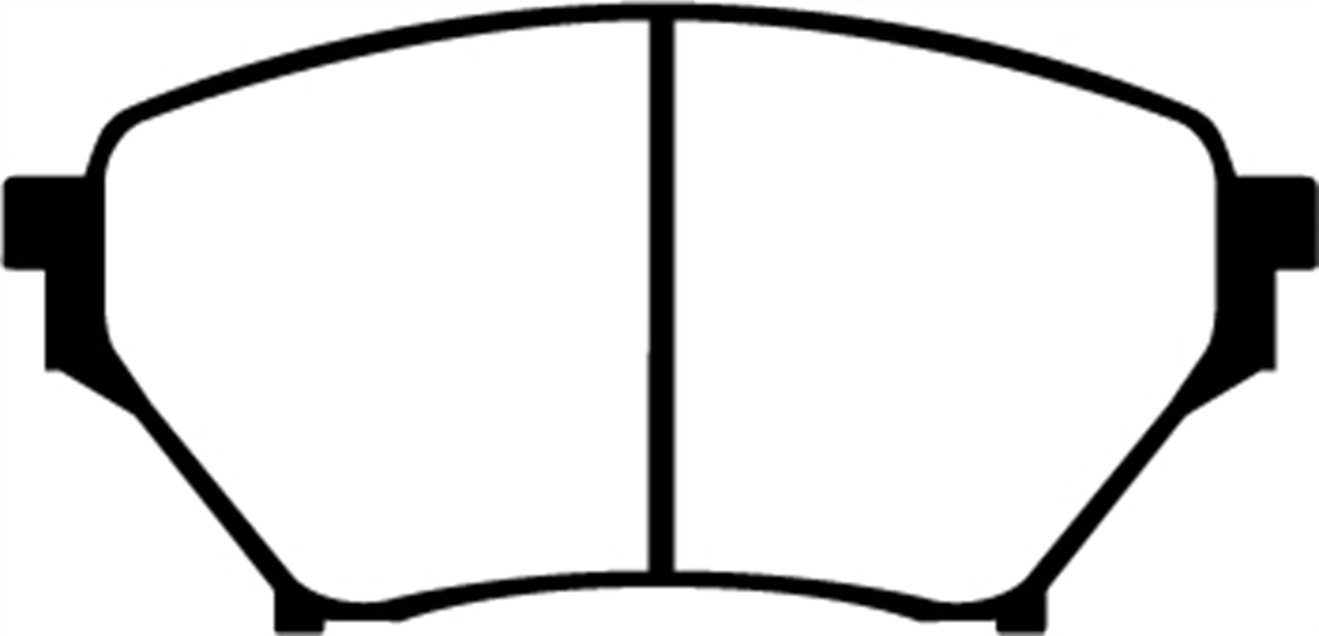 EBC Brakes DP21452 Greenstuff 2000 Series Sport Brake Pads - Truck Part Superstore