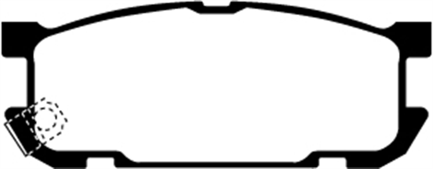EBC Brakes DP21453 Greenstuff 2000 Series Sport Brake Pads - Truck Part Superstore