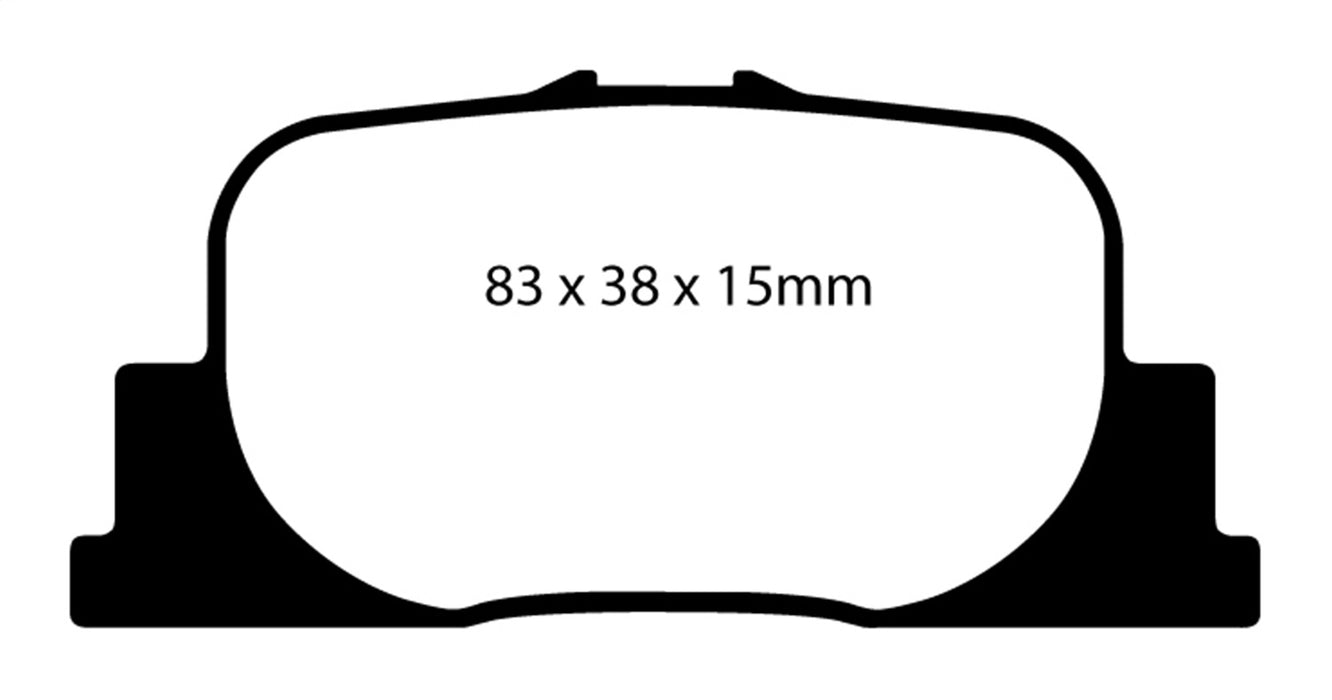 EBC Brakes DP21456 Greenstuff 2000 Series Sport Brake Pads - Truck Part Superstore
