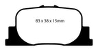EBC Brakes DP21456 Greenstuff 2000 Series Sport Brake Pads - Truck Part Superstore