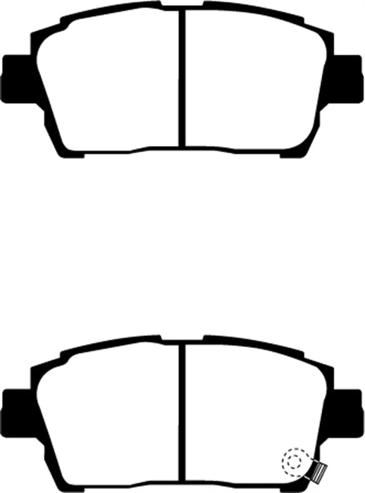 EBC Brakes DP21459 Greenstuff 2000 Series Sport Brake Pads - Truck Part Superstore