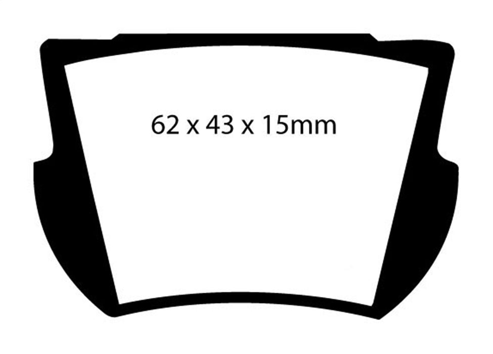 EBC Brakes DP2145 Greenstuff 2000 Series Sport Brake Pads - Truck Part Superstore