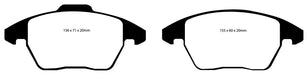 EBC Brakes DP21517 Greenstuff 2000 Series Sport Brake Pads - Truck Part Superstore