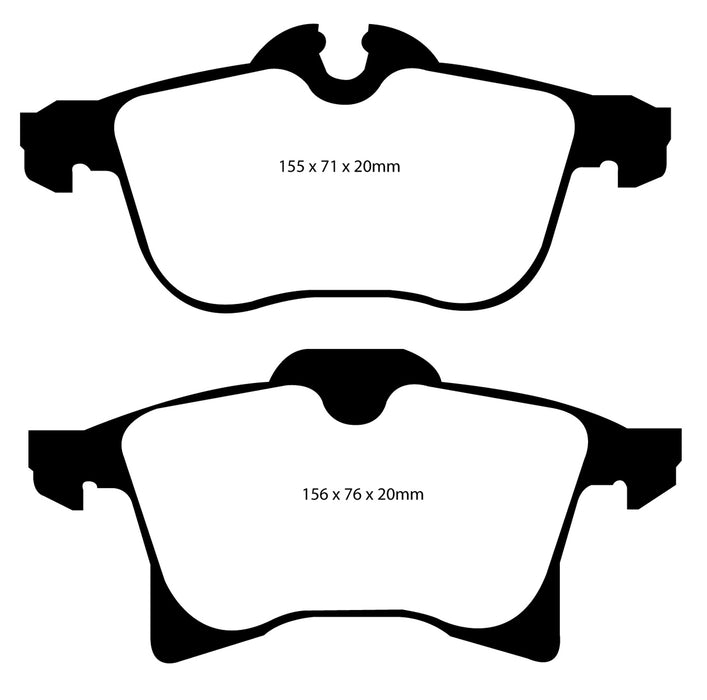 EBC Brakes DP21520 Greenstuff 2000 Series Sport Brake Pads - Truck Part Superstore