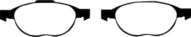 EBC Brakes DP21524 Greenstuff 2000 Series Sport Brake Pads; FMSI Pad No. D1044; - Truck Part Superstore