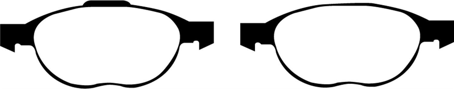 EBC Brakes DP21524 Greenstuff 2000 Series Sport Brake Pads; FMSI Pad No. D1044; - Truck Part Superstore
