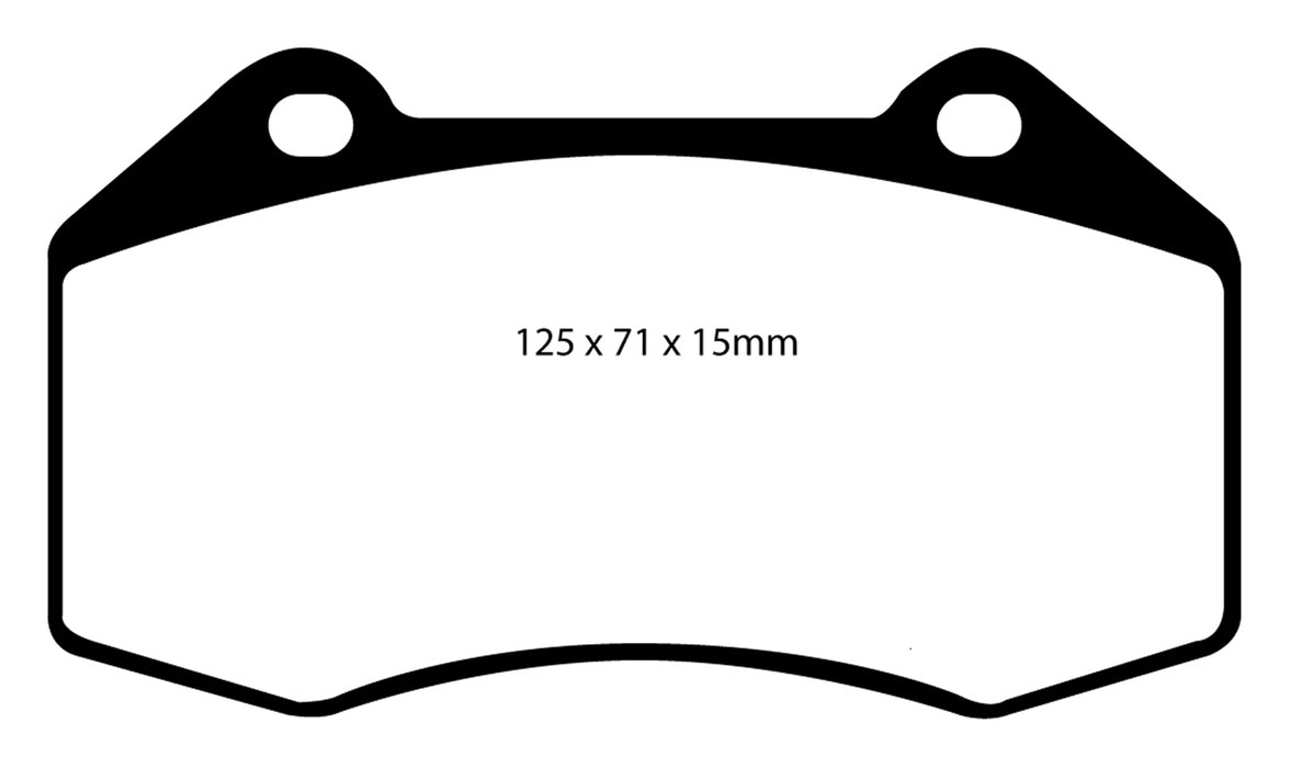 EBC Brakes DP21539 Greenstuff 2000 Series Sport Brake Pads - Truck Part Superstore
